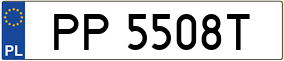 Truck License Plate